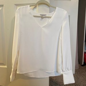 White formal blouse